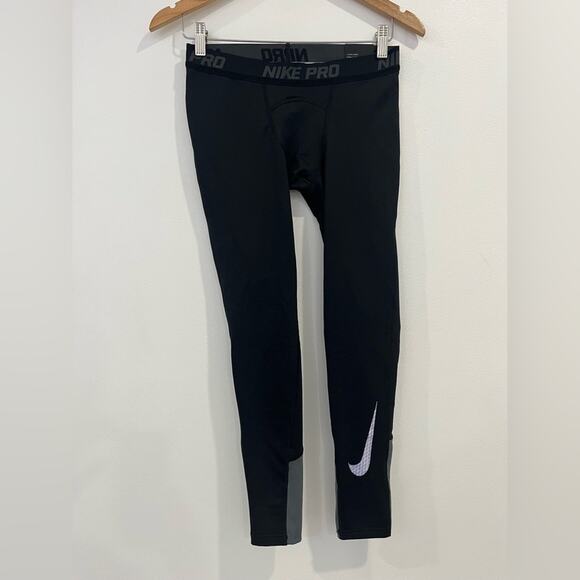 Nike Other - NEW Nike Pro Active Compressions Youth Boy XL Black Dri Fit Work Out Train NWOT